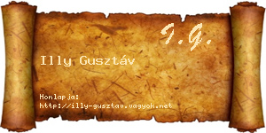 Illy Gusztáv névjegykártya